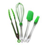 24-Piece Bakeware Set &mdash; Kitchen Accessories &mdash; Silicone spoon rest, Silicone Baking Cups, Egg Whisk, Tongs with... N2