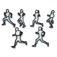 Patchwork Cutters - Running Silhouette Set - Sugarpaste cake decoration cutters