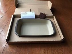 Pampered Chef Large Rectangular Baker Graystone