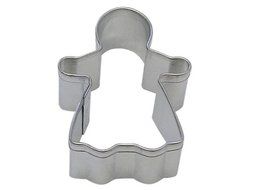 R&amp;M Gingerbread Girl 2.25&quot; Cookie Cutter in Durable, Economical, Tinplated Steel