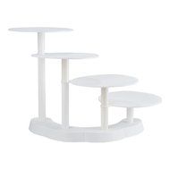 Gracelove Celebration Party Wedding Multilayer Plastic 4Tier Cake Rack Display Cake Stand[US Stock] N2