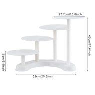 Gracelove Celebration Party Wedding Multilayer Plastic 4Tier Cake Rack Display Cake Stand[US Stock] N7