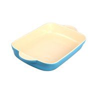 Denby Oven to Table Oblong Casserole/Lasagna, 3.1-Liter, Blue