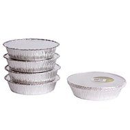Taras Gifts Party &amp; Catering Supplies - Round Foil 7" Pans with Board Lids, BONUS 4-ct. Packs (36) N2