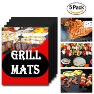 Markline NonStick BBQ Grill Mat - Set of 5 Mats - perfect grill tools for gas grill,charcoal grill,bbq grill,outdoor...