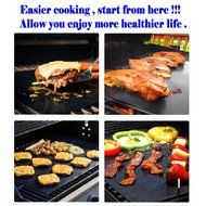 Markline NonStick BBQ Grill Mat - Set of 5 Mats - perfect grill tools for gas grill,charcoal grill,bbq grill,outdoor... N4