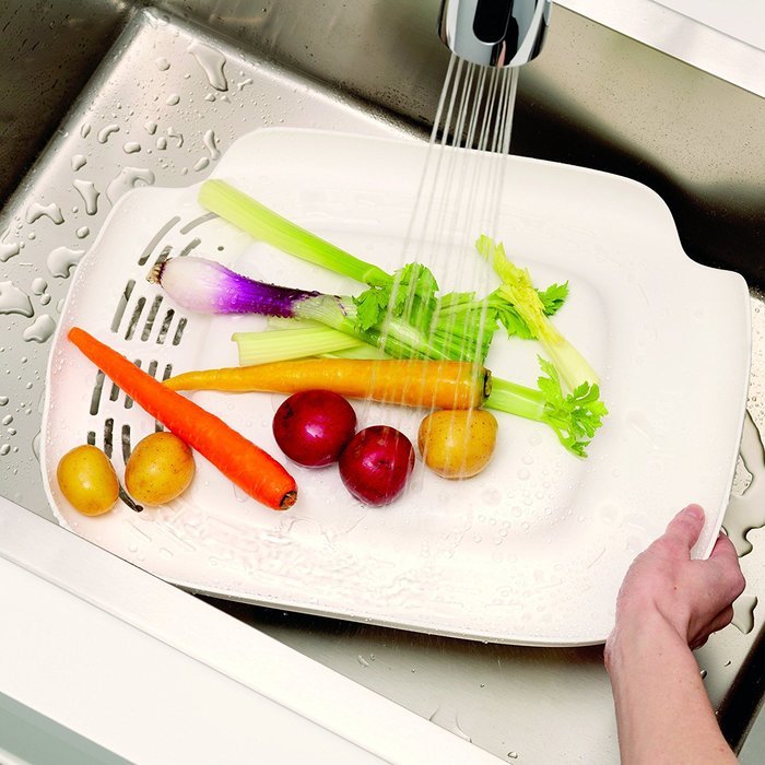 Tovolo Prep N' Drain Workstation, Candy Apple N2