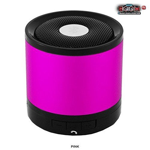 Micro Boom Wireless Bluetooth Speaker & Speaker Phone (Pink) free image ...