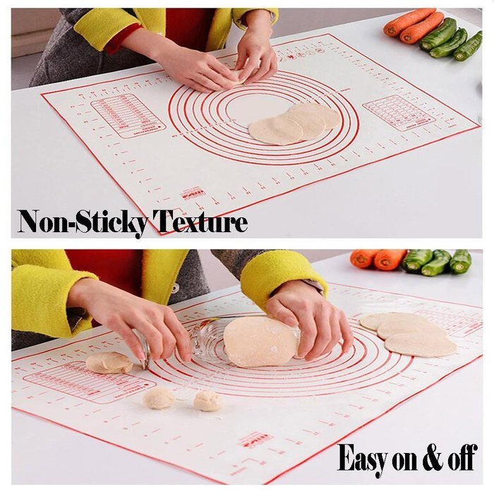 Silicone Mat for Baking,DiDaDi Silicone Baking Mats Large 23.62" x 15.74" ,Non Stick Non Skid Pastry-Mat with... N4