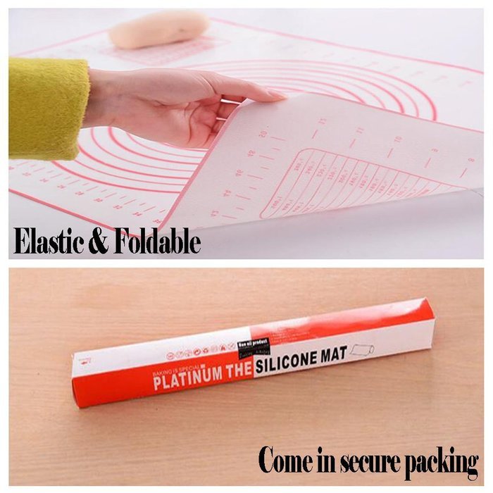 Silicone Mat for Baking,DiDaDi Silicone Baking Mats Large 23.62" x 15.74" ,Non Stick Non Skid Pastry-Mat with... N5