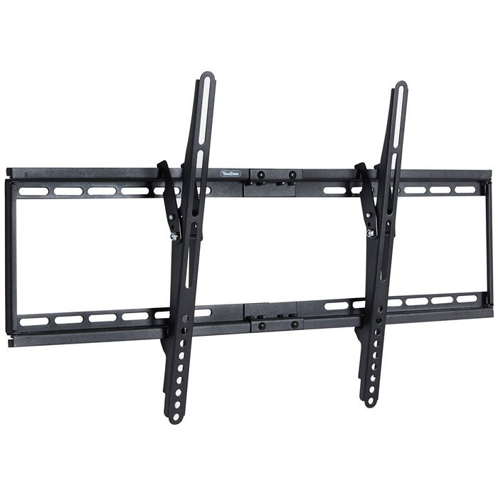 VonHaus TV Bracket Wall Mount with Tilt- for 32-65 inch LCD LED Plasma Flat Panels &ndash; Flat to Wall - Heavy Gauge...