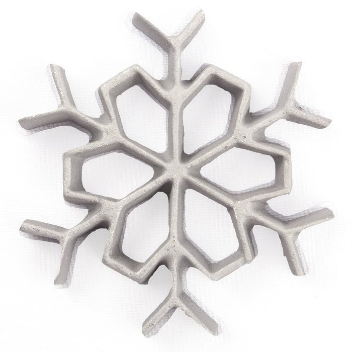 Kitchen Supply 7081 Rosette Iron, Snowflake