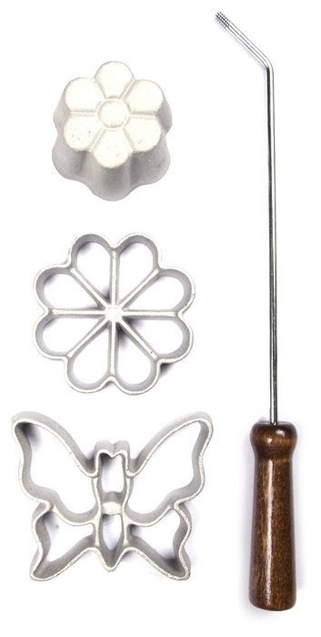 Kitchen Supply 7081 Rosette Iron, Snowflake N3