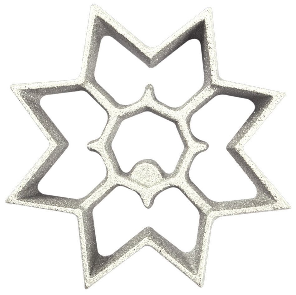 Kitchen Supply 7081 Rosette Iron, Snowflake N5