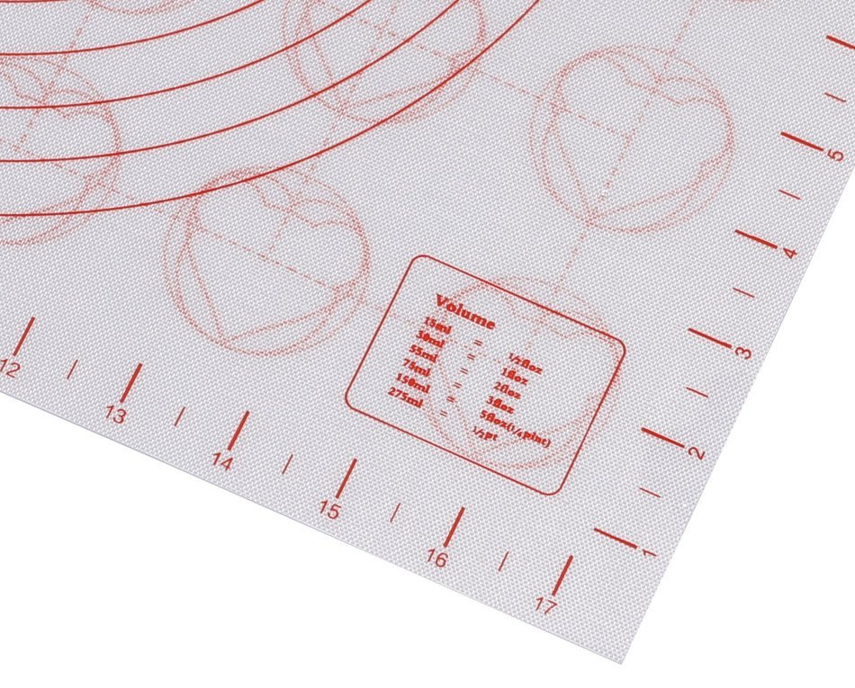 Large Dltsli Professional Silicone Baking Mat with Measurements, Non-stick Pastry Mat to Countertop for Rolling... N18