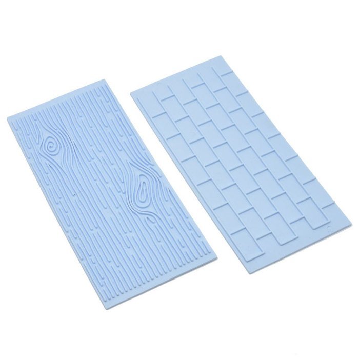 Gaosaili The Tree Bark and Brick Wall Impression Moulds Cake Press Mould