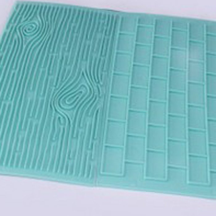 Gaosaili The Tree Bark and Brick Wall Impression Moulds Cake Press Mould N5