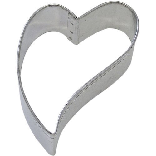 Heart Folk Primitive Tin Cookie Cutter 3" B1360x