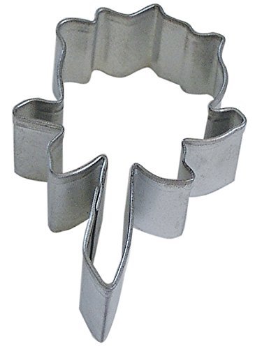 R&M Rose 3" Cookie Cutter in Durable, Economical, Tinplated Steel