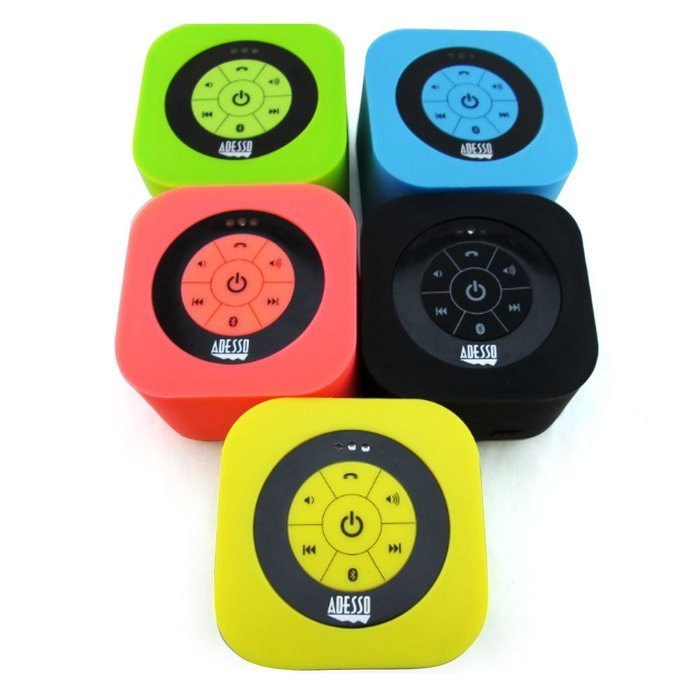 Adesso Bluetooth 3.0 Waterproof Speaker - Retail Packaging - Pink N3