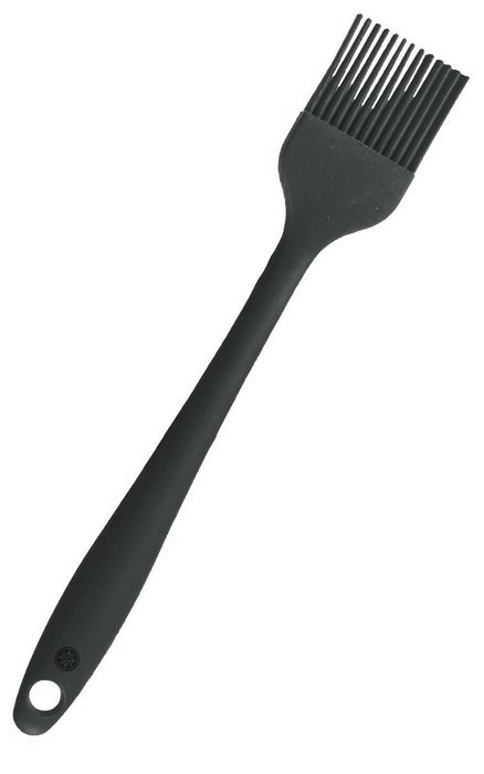 StarPack Premium Silicone Basting Brush with Hygienic Solid Coating, Bonus 101 Cooking Tips (Cherry Red) N10