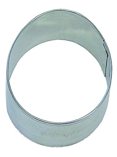 R&M Easter Egg 2.5" Cookie Cutter in Durable, Economical, Tinplated Steel