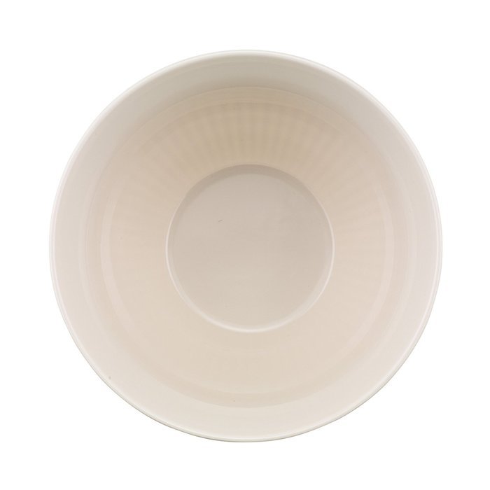 Paula Deen Signature Pantryware 2-Quart Melamine Mixing Bowl, Cream/Burgundy N2