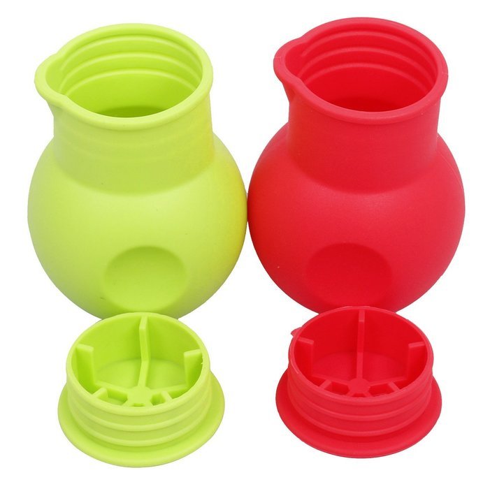 Silicone Chocolate Melting Pot Melt Butter Heat Milk Sauce Microwave Set of 2 N2
