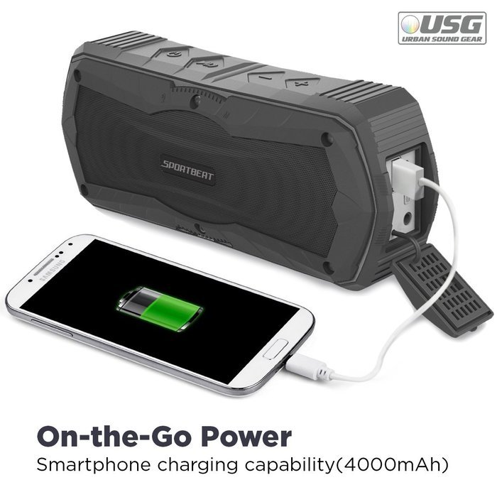 (**New Release**) Indoor/Outdoor SportBeat✚ Wireless Bluetooth Speaker (High-Performance ClearSound&sup2; Technology) N4