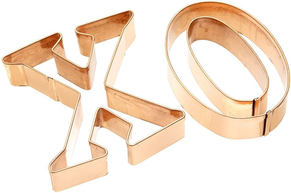 Old River Road Heart Shape Cookie Cutter, Copper N3