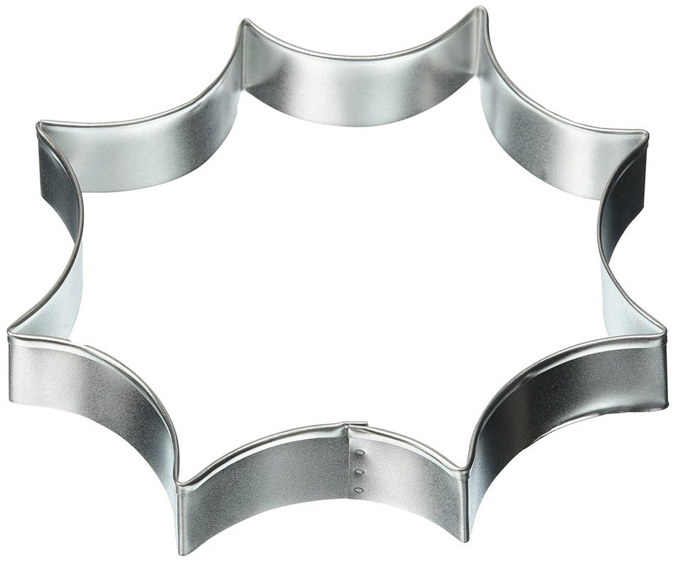 R&M Spider Web 6" Cookie Cutter in Durable, Economical, Tinplated Steel