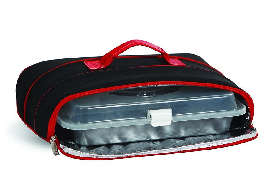 Picnic Plus PSM-722R Casserole Carrier,Red N5