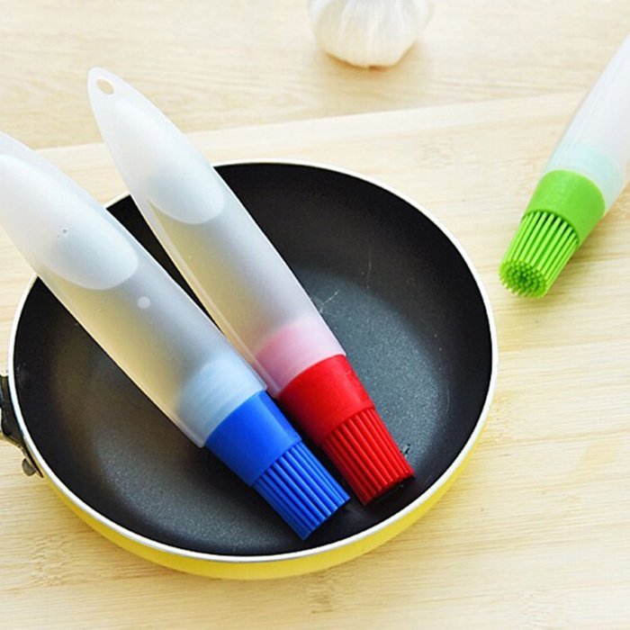Silicone Baking Brushs Liquid Oil Pen Cake Butter Bread Pastry Brush Baking Tool Bbq Utensil Basting Brush Random... N3