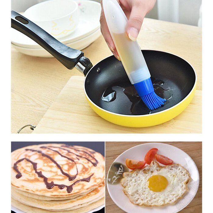 Silicone Baking Brushs Liquid Oil Pen Cake Butter Bread Pastry Brush Baking Tool Bbq Utensil Basting Brush Random... N4