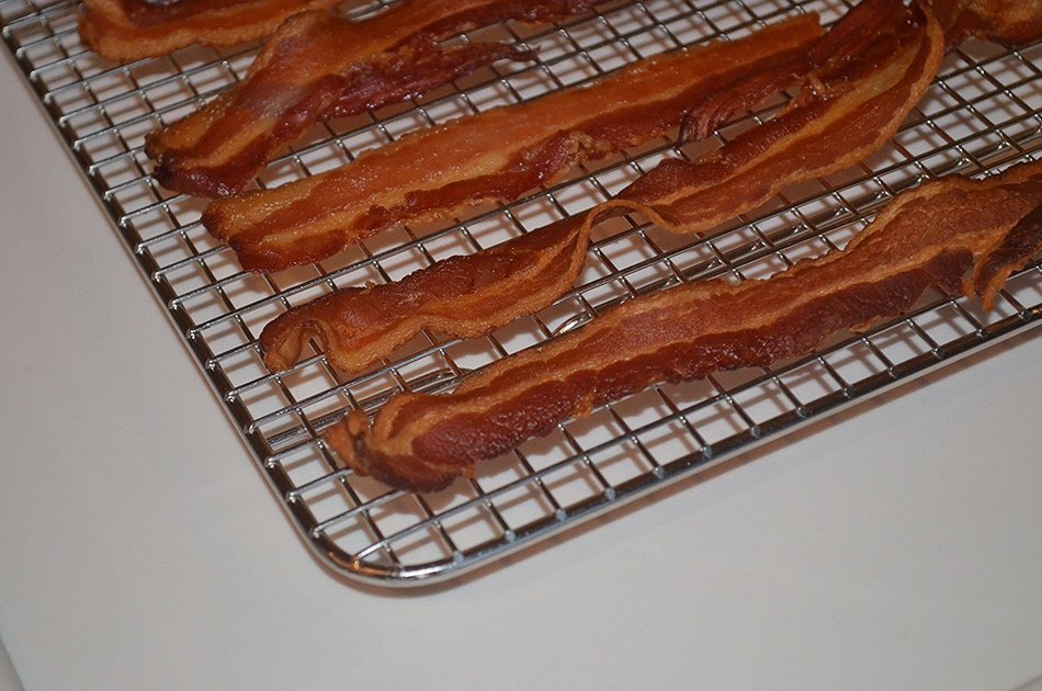 Premium Stainless Steel Cooling Rack & Silicone Baking Mat Cookware Set - Fits Standard Half Sheet Pan - Perfect... N4