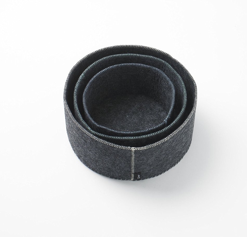 Menu New Norm Felt Bread Basket, Set of 3 N2