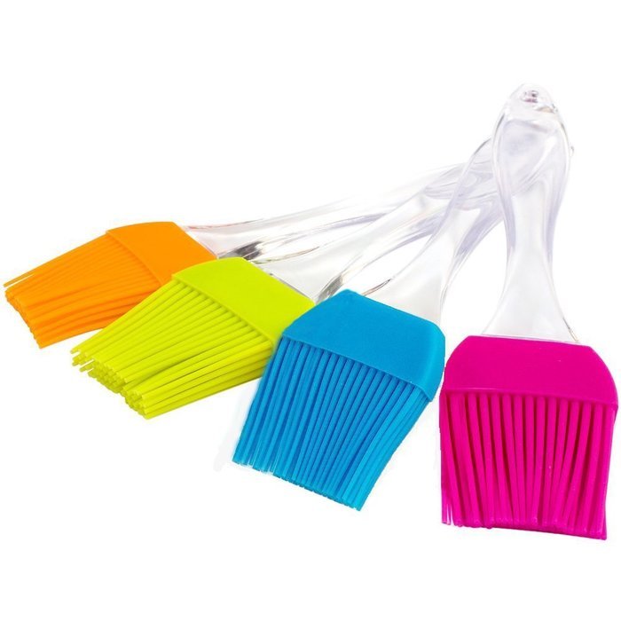 Basting Brushes, SKYLARKING Flex Heat Resistant Grill BBQ Brushes Kitchen Silicone Pastry Set of 4 Dishwasher... N2