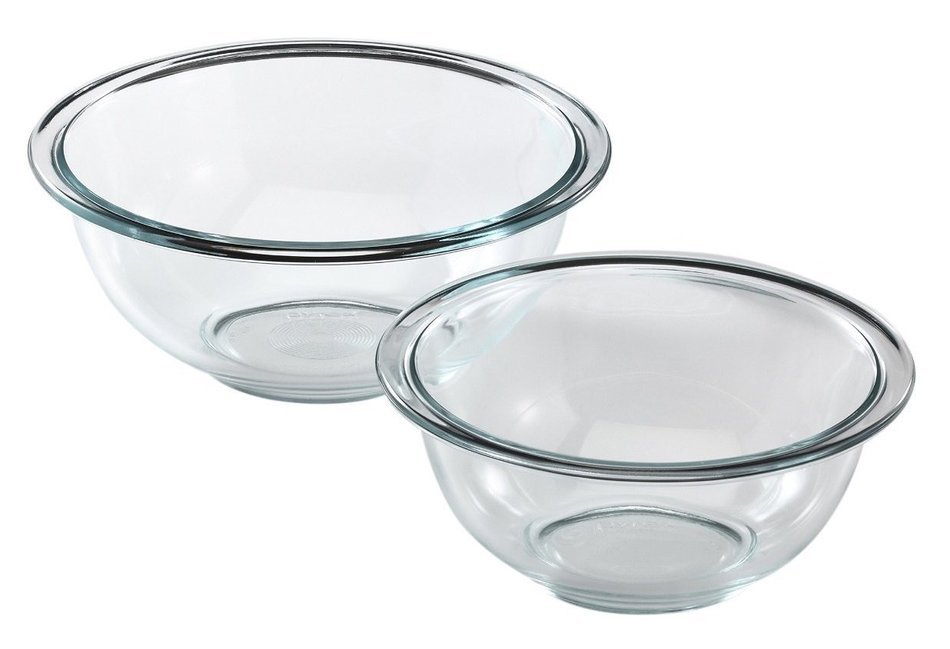 Pyrex Prepware 2-Piece Glass Mixing Bowl Set