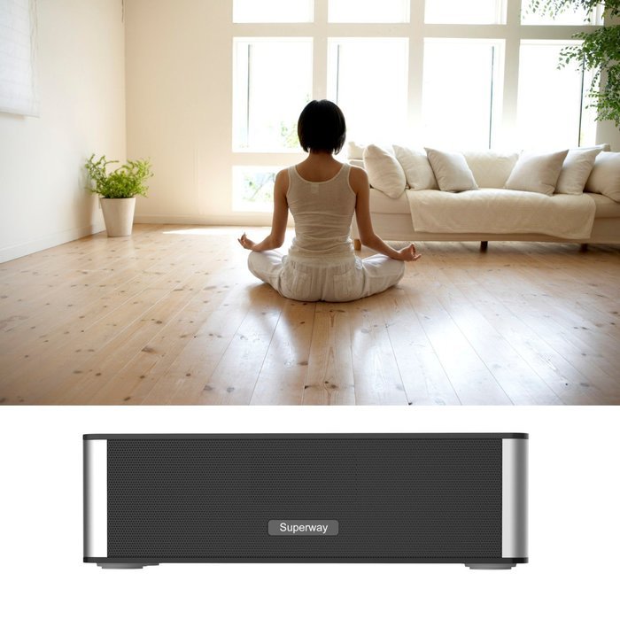 Portable Bluetooth Speaker, Superway Hi-Fi Premium Sound Quality Wireless Music Speaker 10W with Enhanced Bass... N5