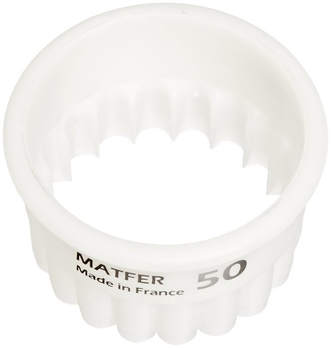 Matfer Bourgeat 150125 Exoglass Round Fluted Cutters N4