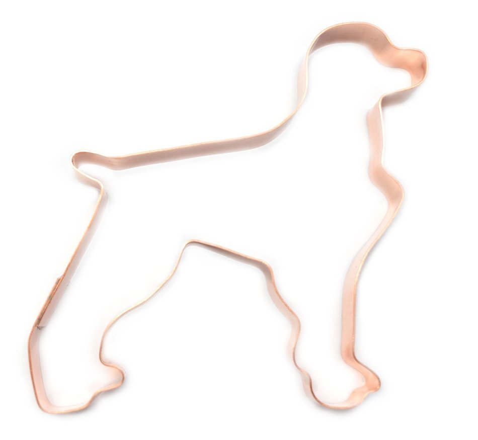 Brittany Spaniel Copper Cookie Cutter