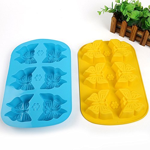 Always Your Chef 6-Cavity Silicone Cupcake Baking Cups Handmade Soap Molds, Candy Molds & Chocolates Molds & Ice... N3