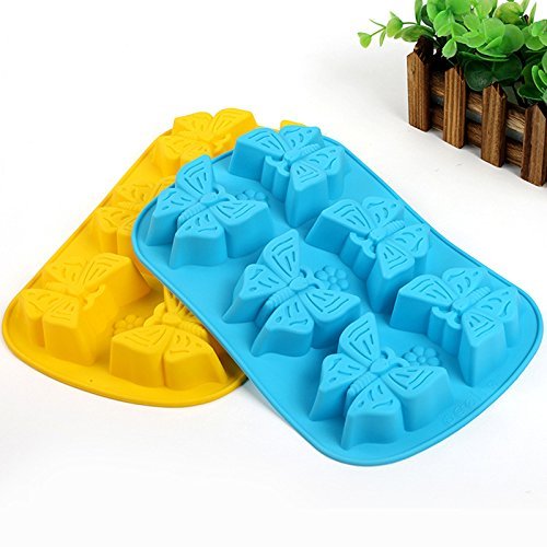 Always Your Chef 6-Cavity Silicone Cupcake Baking Cups Handmade Soap Molds, Candy Molds & Chocolates Molds & Ice... N4