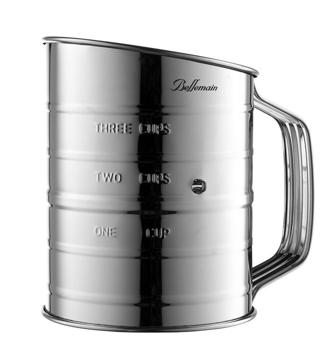 Bellemain Stainless Steel 3 Cup Flour Sifter N8