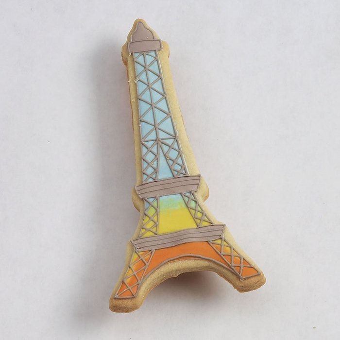 Eiffel Tower Cookie and Fondant Cutter - Ann Clark - 4.4 Inches - US Tin Plated Steel N2