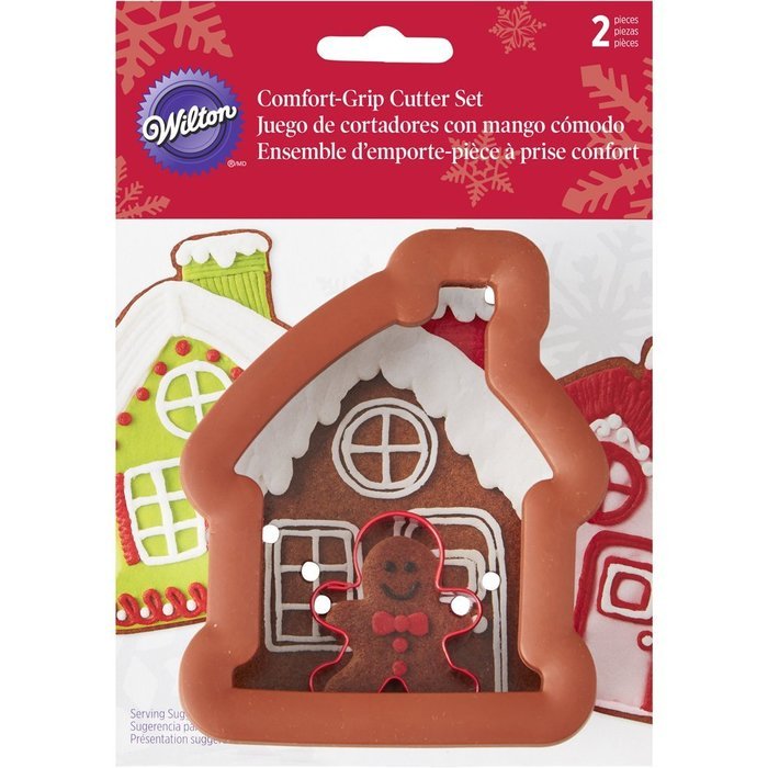 Wilton Gingerbread House & Boy Cookie Cutter Set