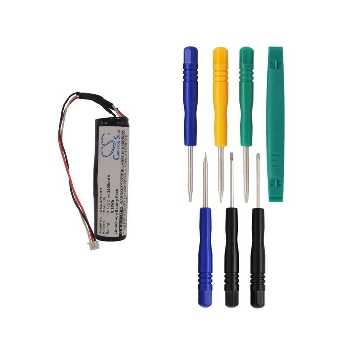 Cameron Sino 2200mAh/8.14Wh Battery Compatible With Logitech Pure-Fi Anywhere Speaker 2nd MM50( 7/pcs Toolskits...