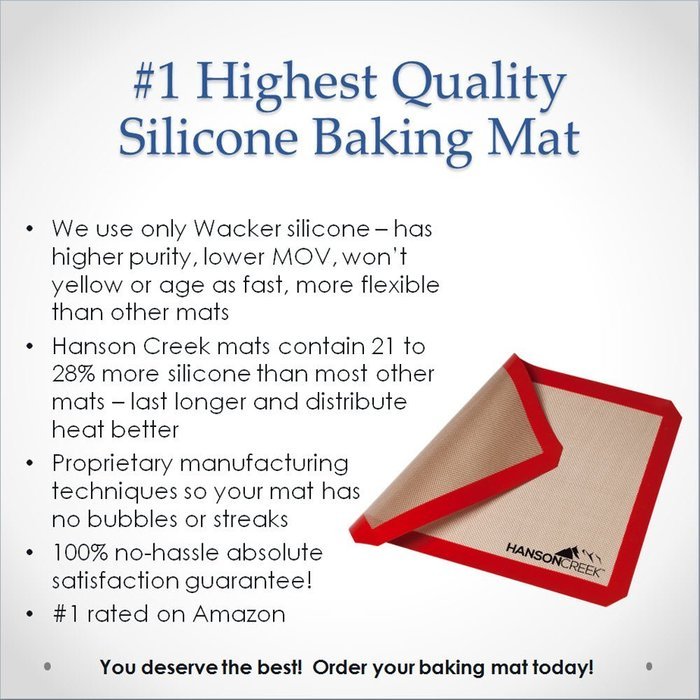 Silicone Baking Mat and Basting Brush Set, Half Size Non-Stick N4