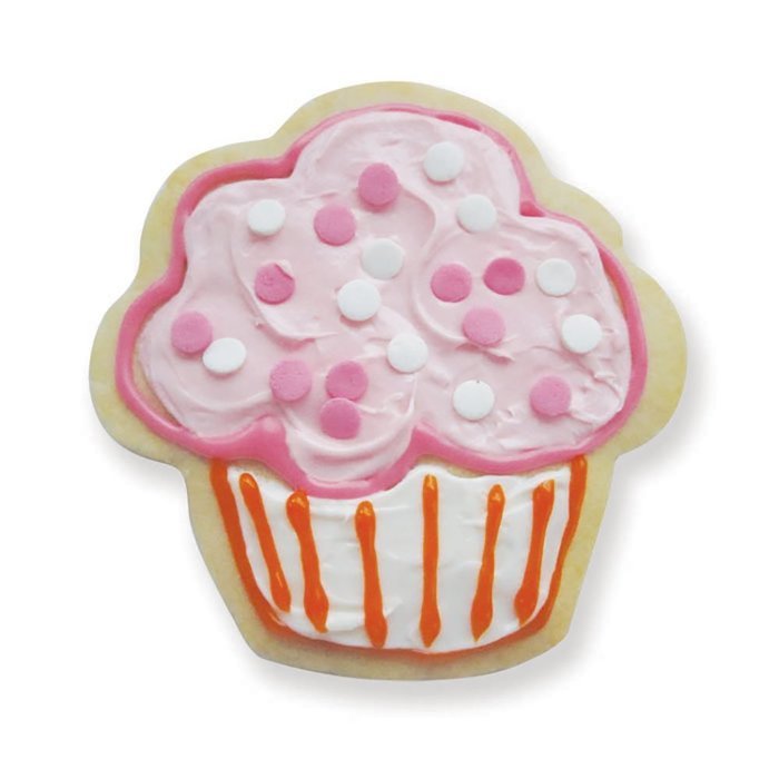 Cupcake Cookie and Fondant Cutter - Ann Clark - 4 Inches - US Tin Plated Steel N3