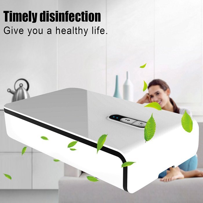 Svpro Cellphone Dual UV Light Sanitizer - Multifunctional Ozone Anion Phone Sterilizer Suitable ISO Android 5.5... N18